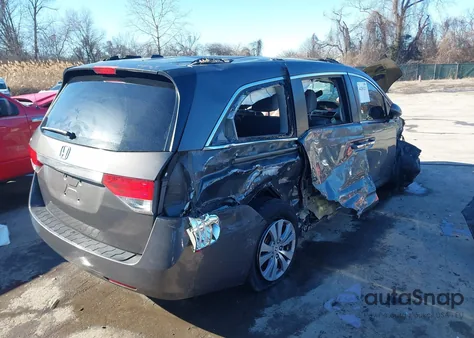 2014 Honda Odyssey Ex-L z USA, uszkodzony, nr VIN 5FNRL5H68EB023569